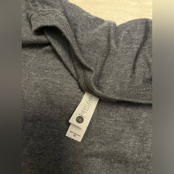 Next Level Apparel Grey Shortsleeve T-Shirt - Picture 2 of 2